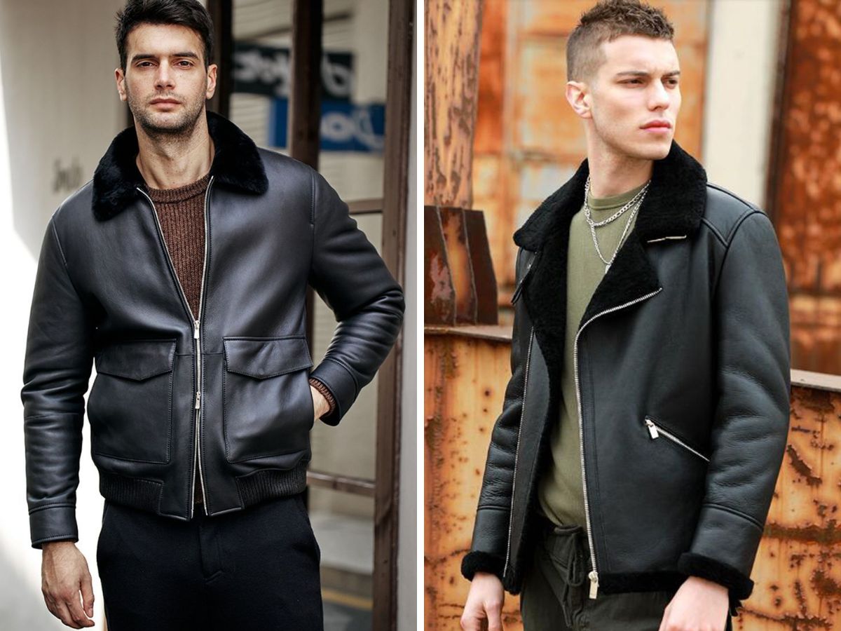 Các mẫu áo da biker đều có thể phối cùng áo thun