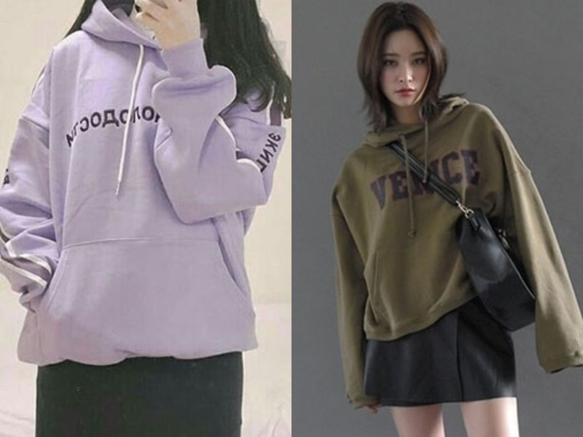 Áo khoác nỉ/hoodie là item không thể thiếu của các bạn trẻ