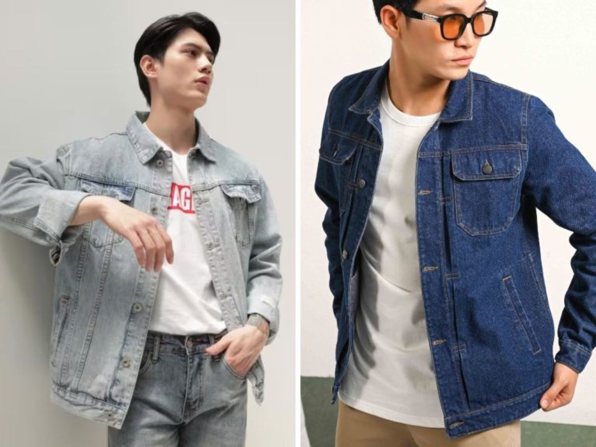 Áo khoác jean (denim jacket) là một item không bao giờ lỗi mốt