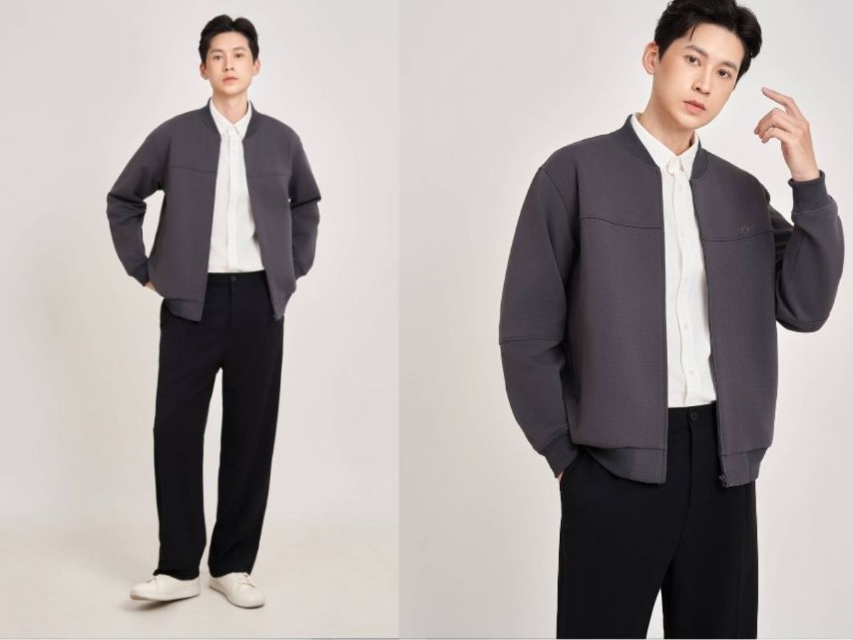Phối đồ với áo khoác golf nam với một set đồ cuối tuần năng động