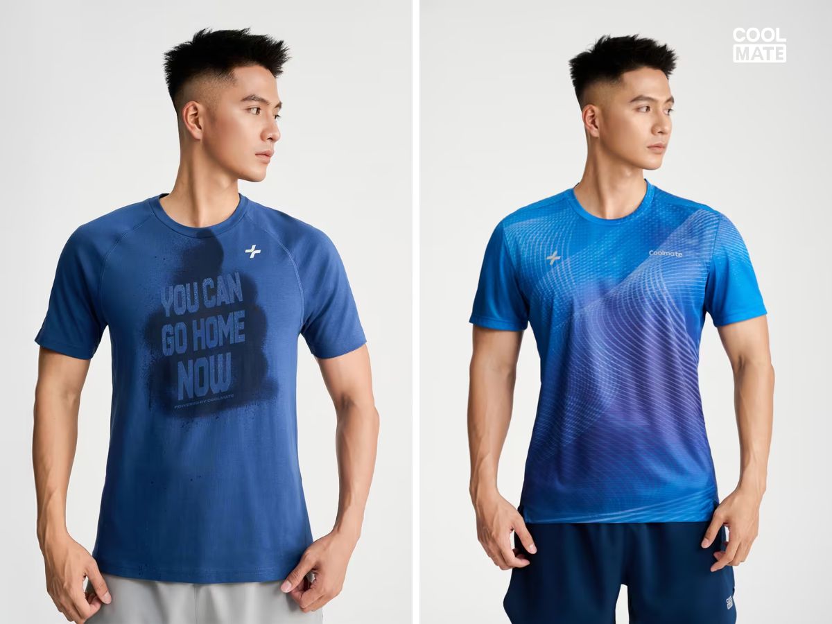 Nam mệnh mộc tham khảo áo thun từ Coolmate nhé