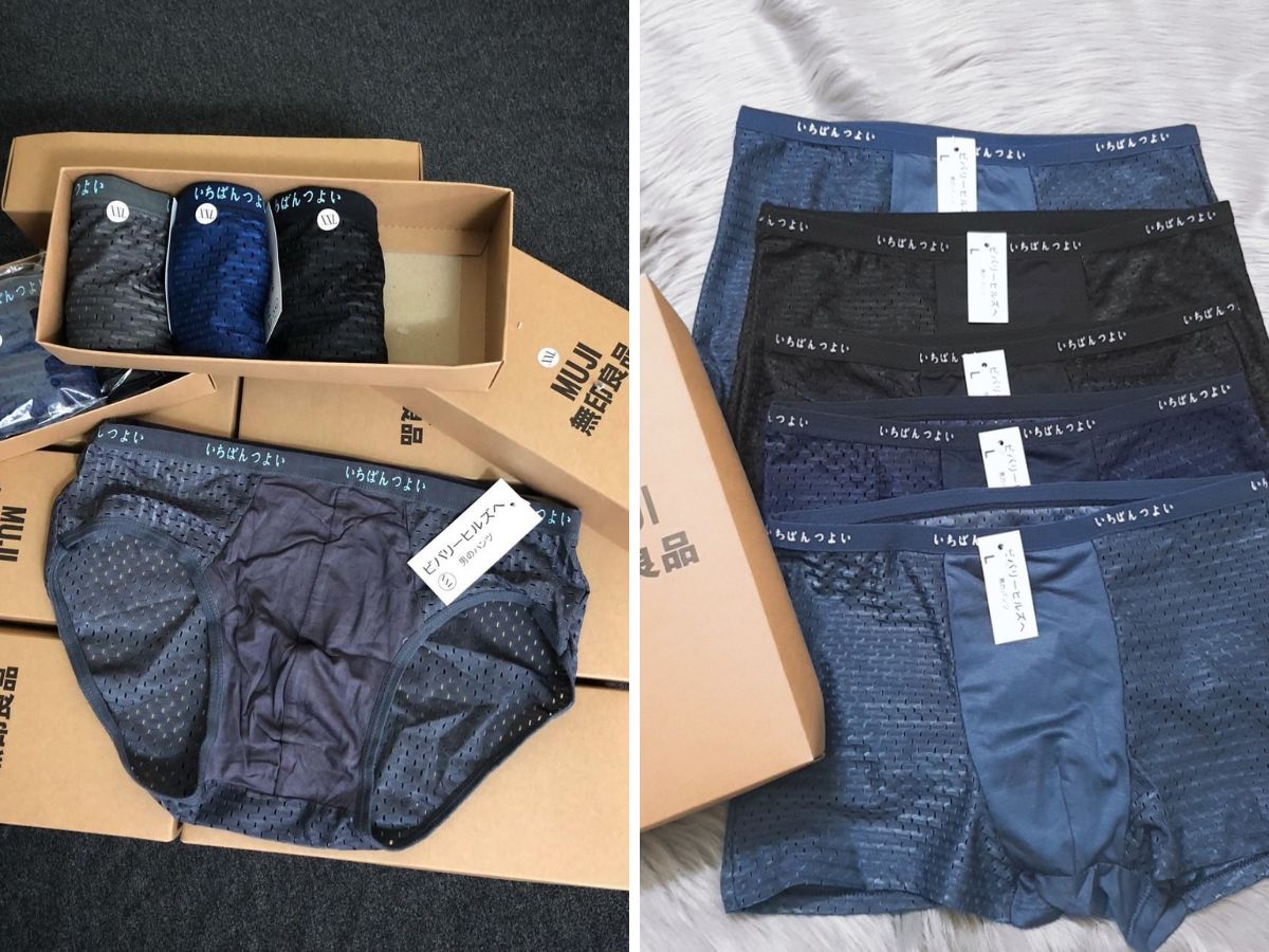 Quần lót Muji đa dạng mẫu mã