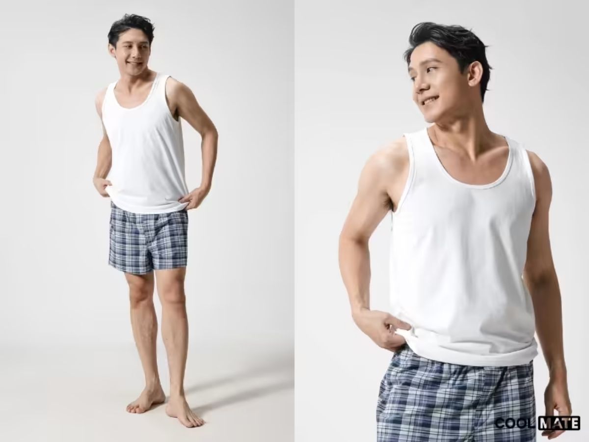 Áo thun basic và quần short của Coolmate