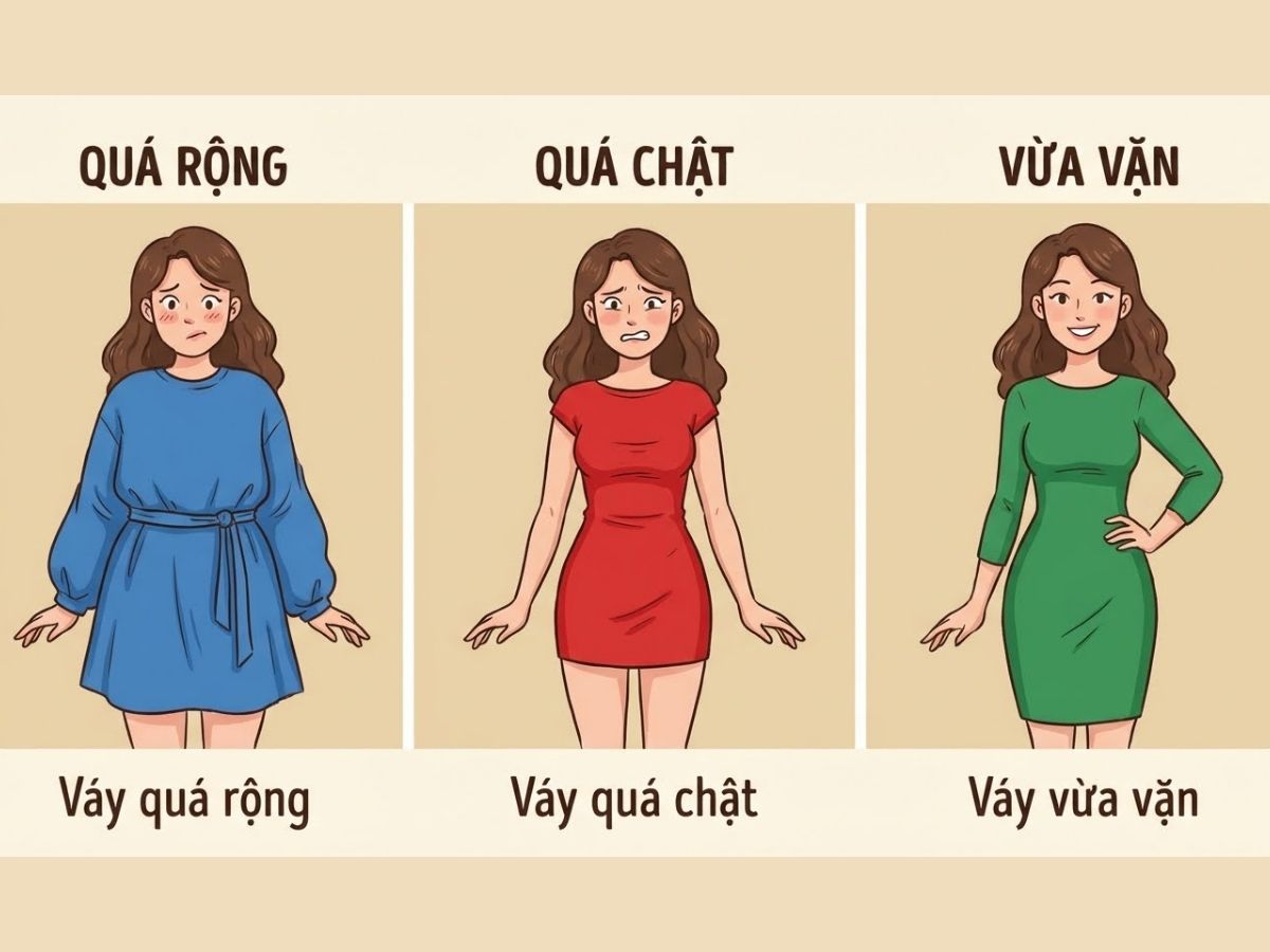 So sánh 3 hình ảnh của cùng một người mẫu