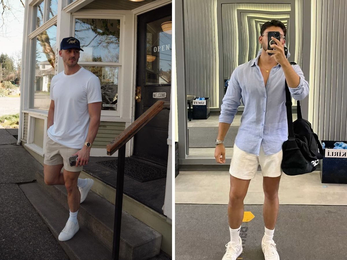 Cách phối đồ giày trắng phù hợp ngày hè