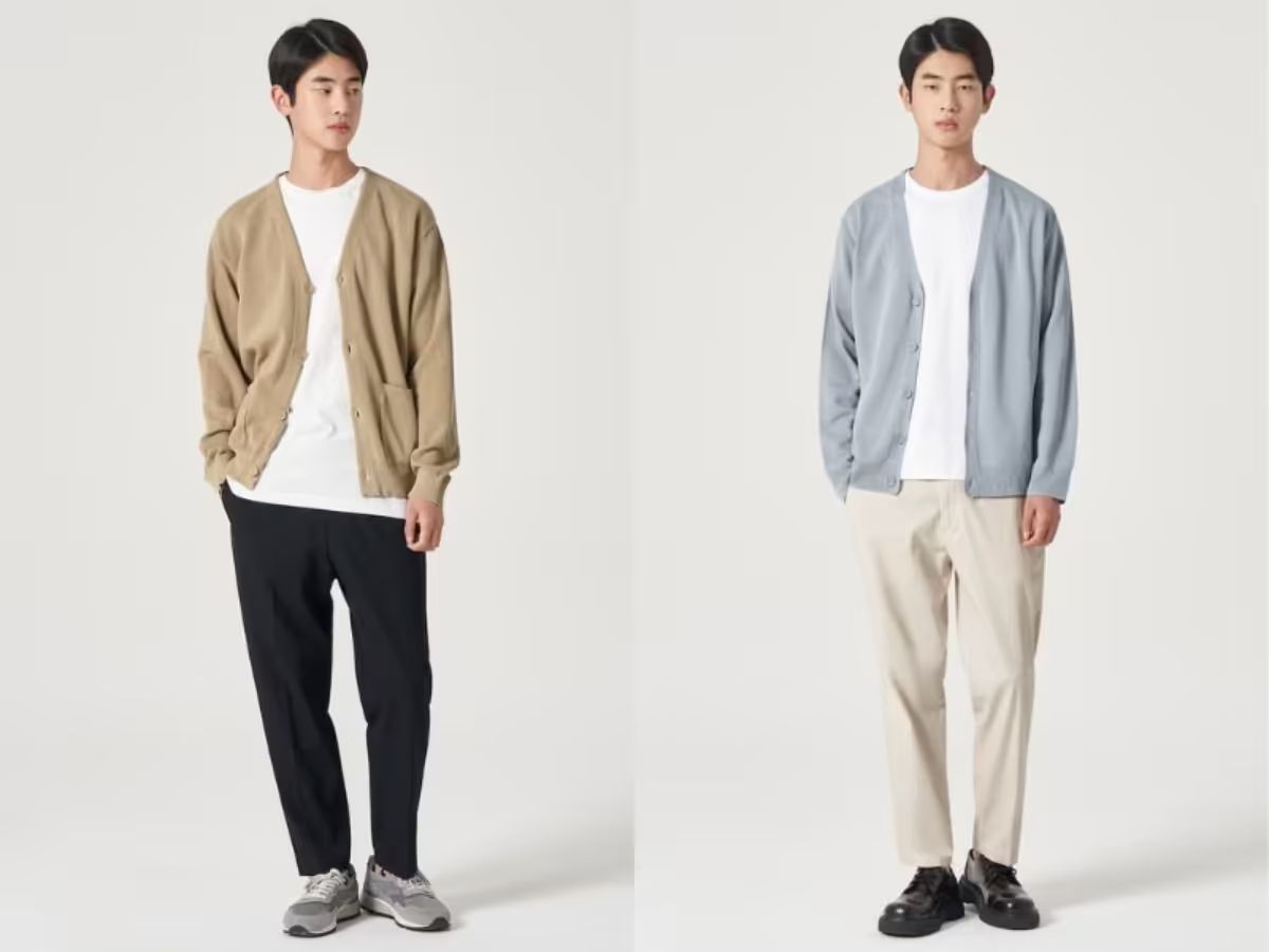Thư thái mà vẫn chỉn chu với Cardigan và áo phông/sơ mi