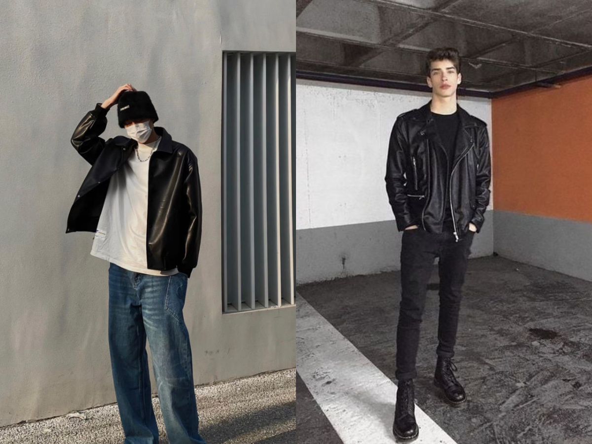 Áo khoác da và quần jeans là biểu tượng của sự mạnh mẽ