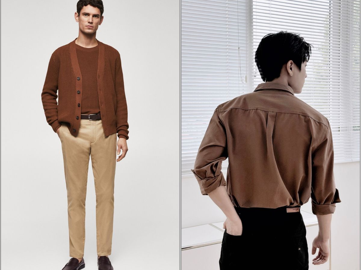 Màu nâu như chứa một chút điềm đạm của tuổi trưởng thành