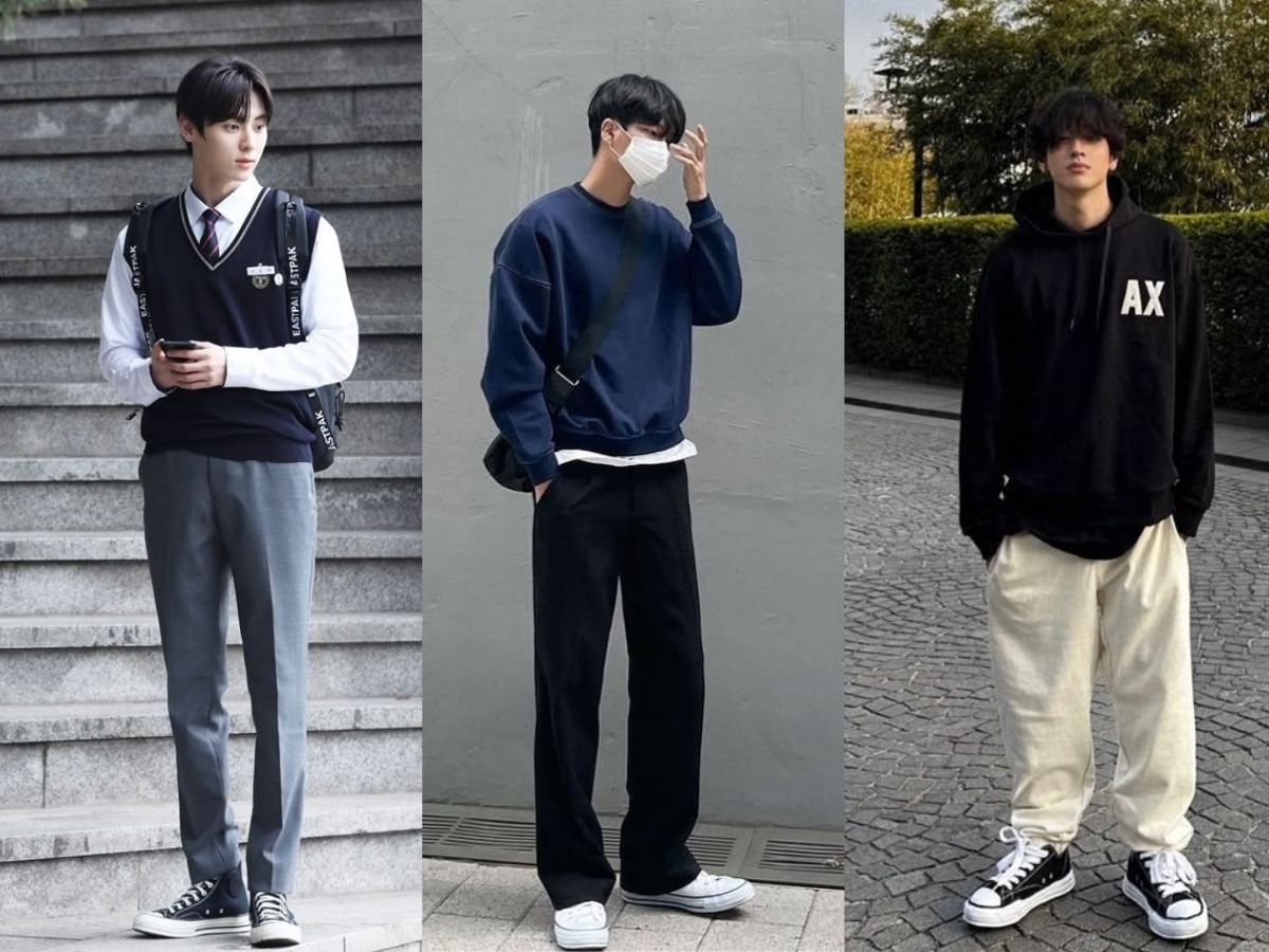 Outfit đi học nam