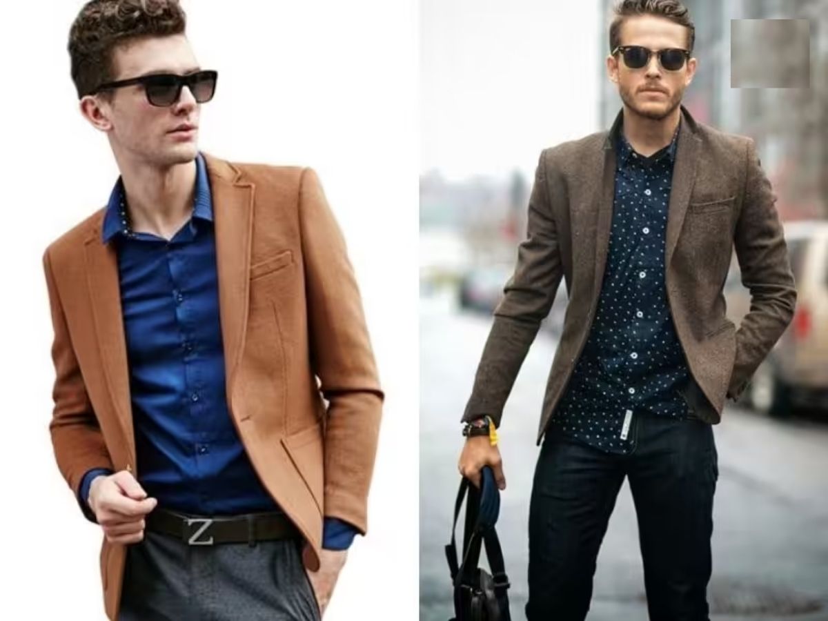 Ấn tượng hơn với áo khoác dạ + sơ mi/áo thun dài tay + quần jean đậm màu