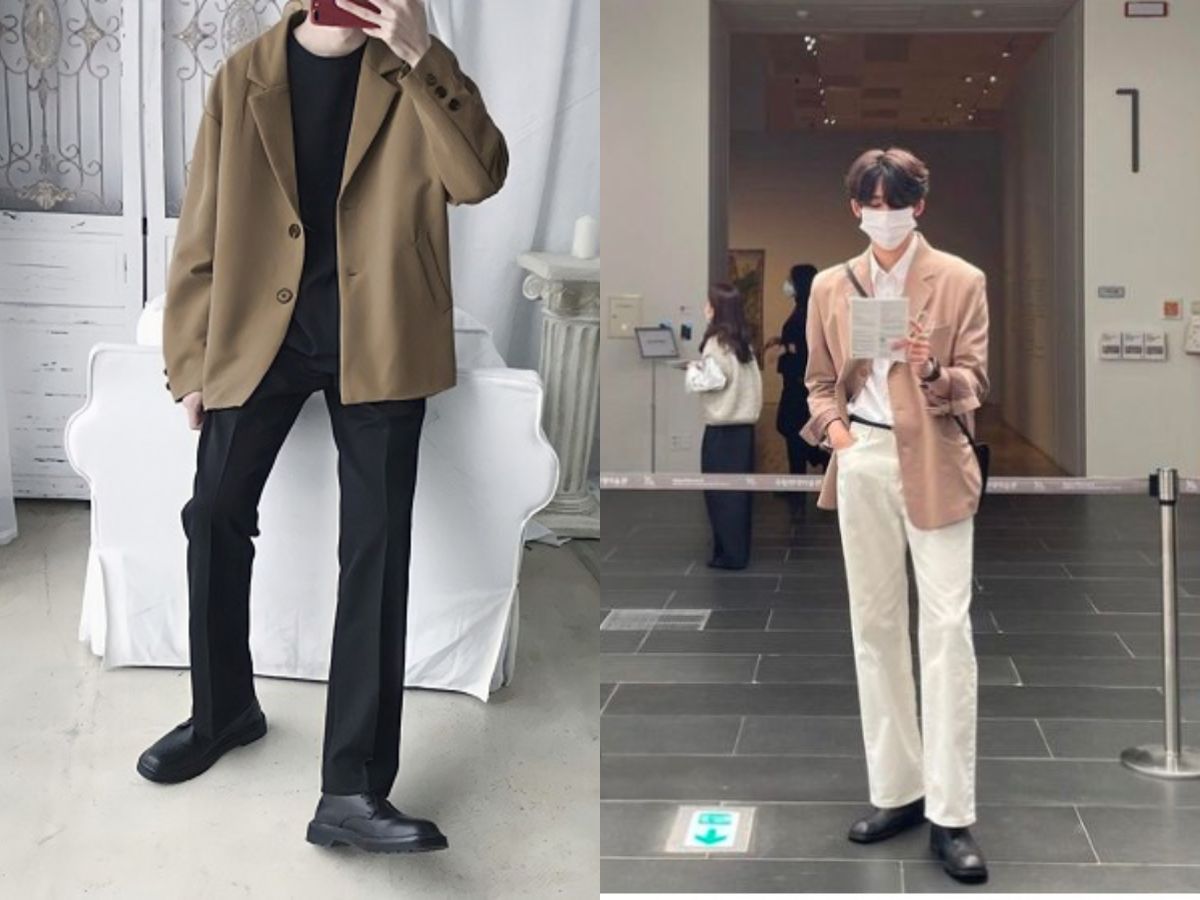 Công sở hiện đại với blazer và quần tây/quần kaki