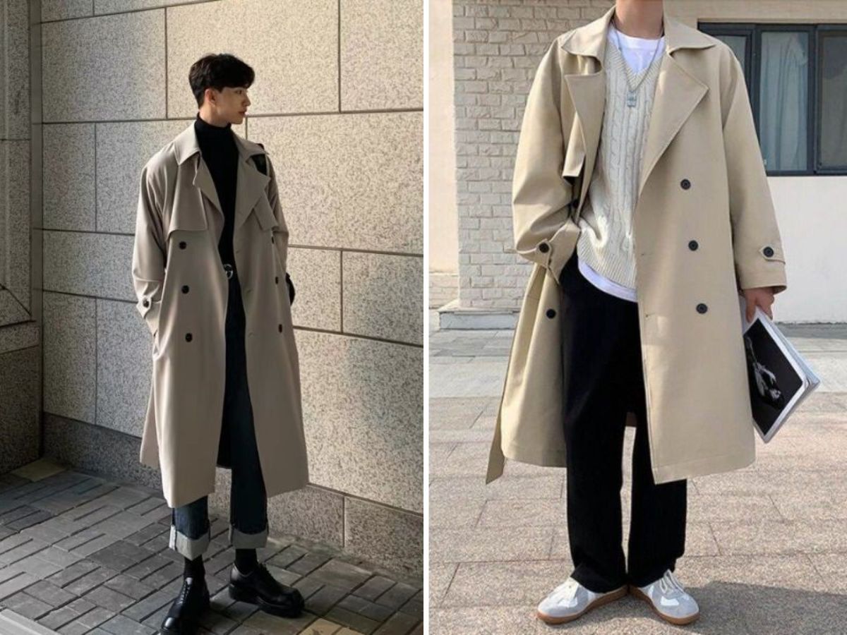 Chuẩn soái ca với áo măng tô (trench coat) dáng dài