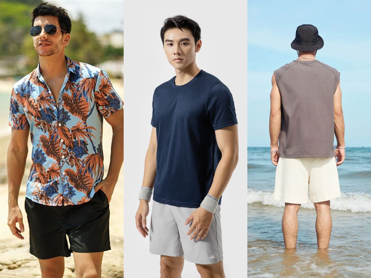 Du lịch biển với phong cách năng động, phóng khoáng cùng chất liệu mát lạnh