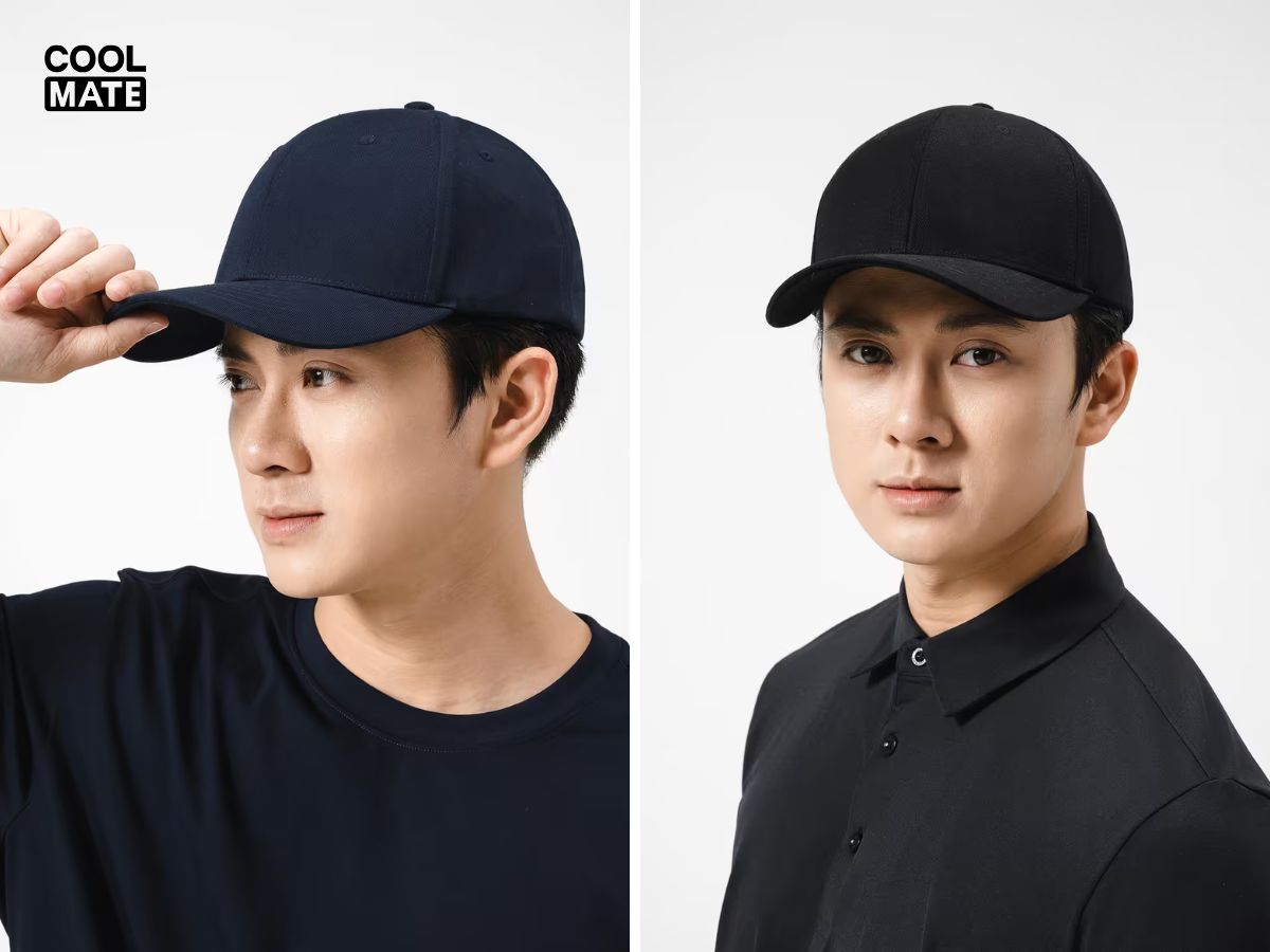 Coolmate có các sản phẩm thuộc top mũ lưỡi trai nam