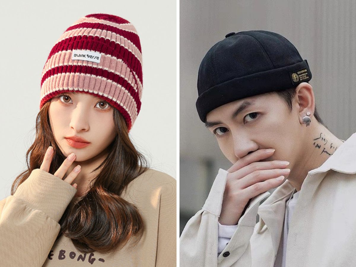Mũ len và mũ beanie là item phụ kiện giúp bạn giữ nhiệt cho toàn bộ cơ thể