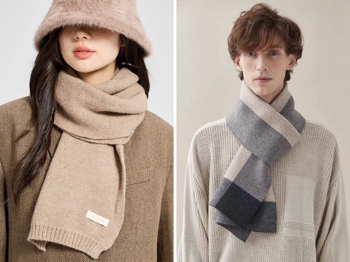 Khăn choàng cổ giúp bạn giữ ấm và bảo vệ vùng cổ khỏi gió lạnh
