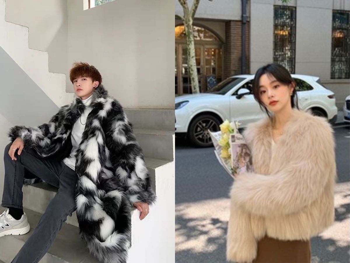 Sang chảnh mà vẫn đảm bảo đạo đức với chất liệu lông thú nhân tạo