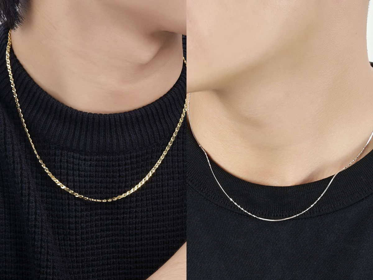 Dây Chuyền Trơn Vẻ Đẹp Tối Giản, Tinh Tế