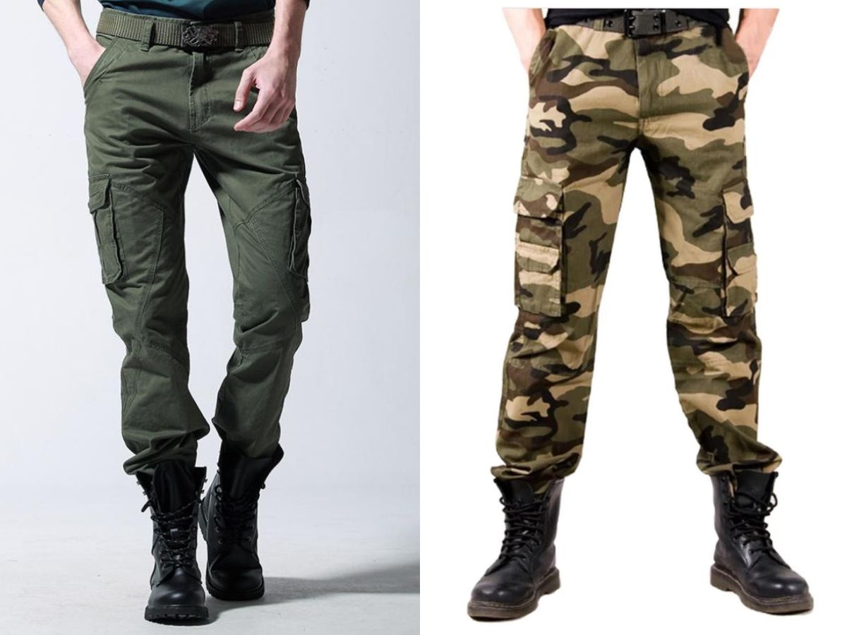 Mẫu quần túi hộp nam xưa có nguồn gốc từ quân đội.