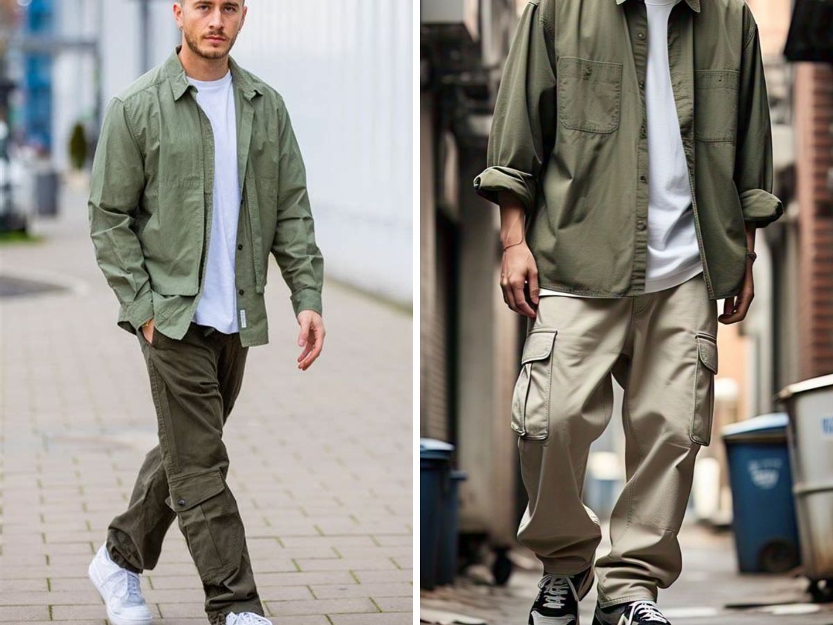 Độc lạ với quần túi hộp và áo sơ mi