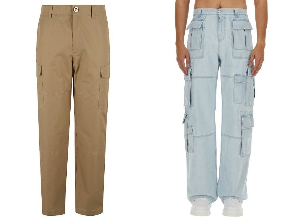 Quần túi hộp versace có thiết kế nam tính, độc đáo, họa tiết trẻ trung