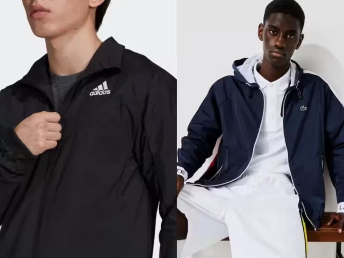 Phối layering với áo khoác gió mỏng