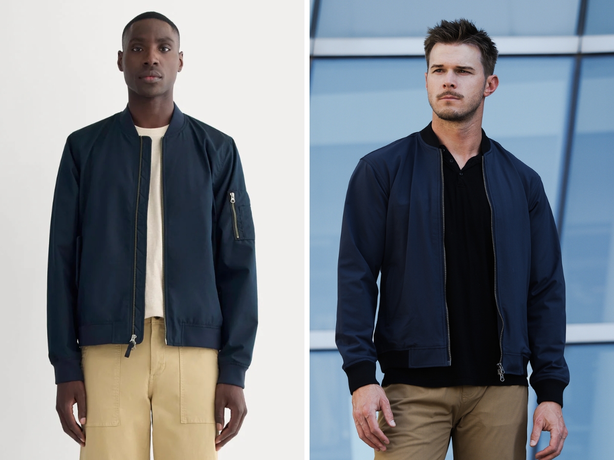 Phân biệt Bomber và Varsity Jacket