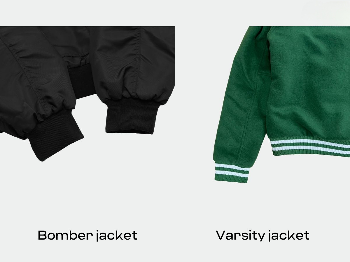 Phân biệt Bomber và Varsity Jacket