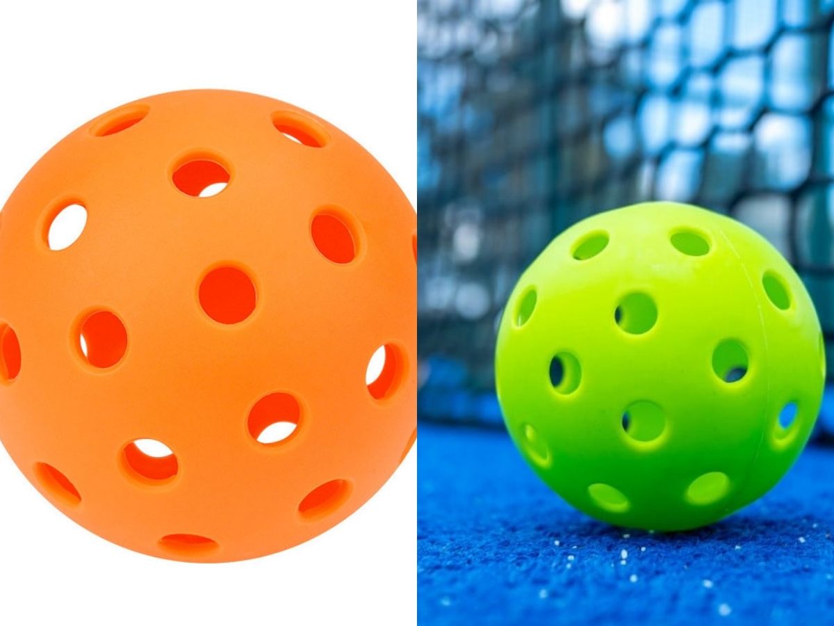 Bóng Pickleball được chia làm 2 trong nhà (indoor) và ngoài trời (outdoor)