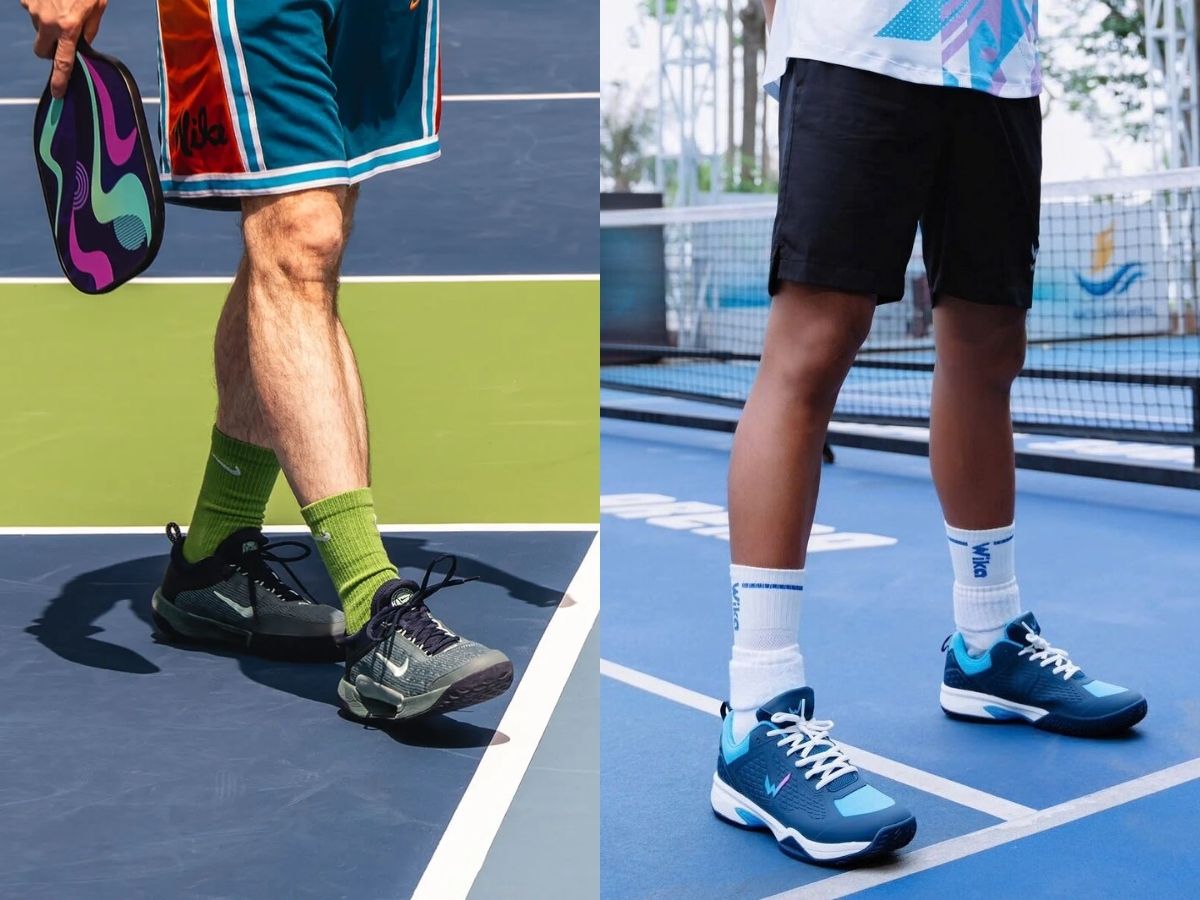 Giày chuyên dụng cho pickleball là nền tảng của mọi cú di chuyển