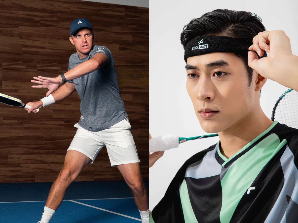 Mũ lưỡi trai/băng đô giúp giữ mát và gọn gàng