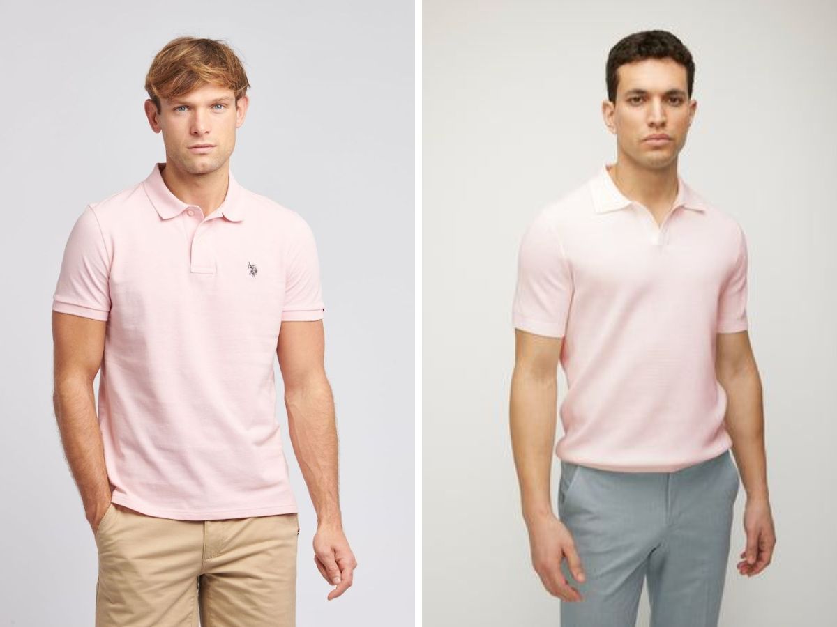 Một trong top mẫu áo polo nam hồng đẹp
