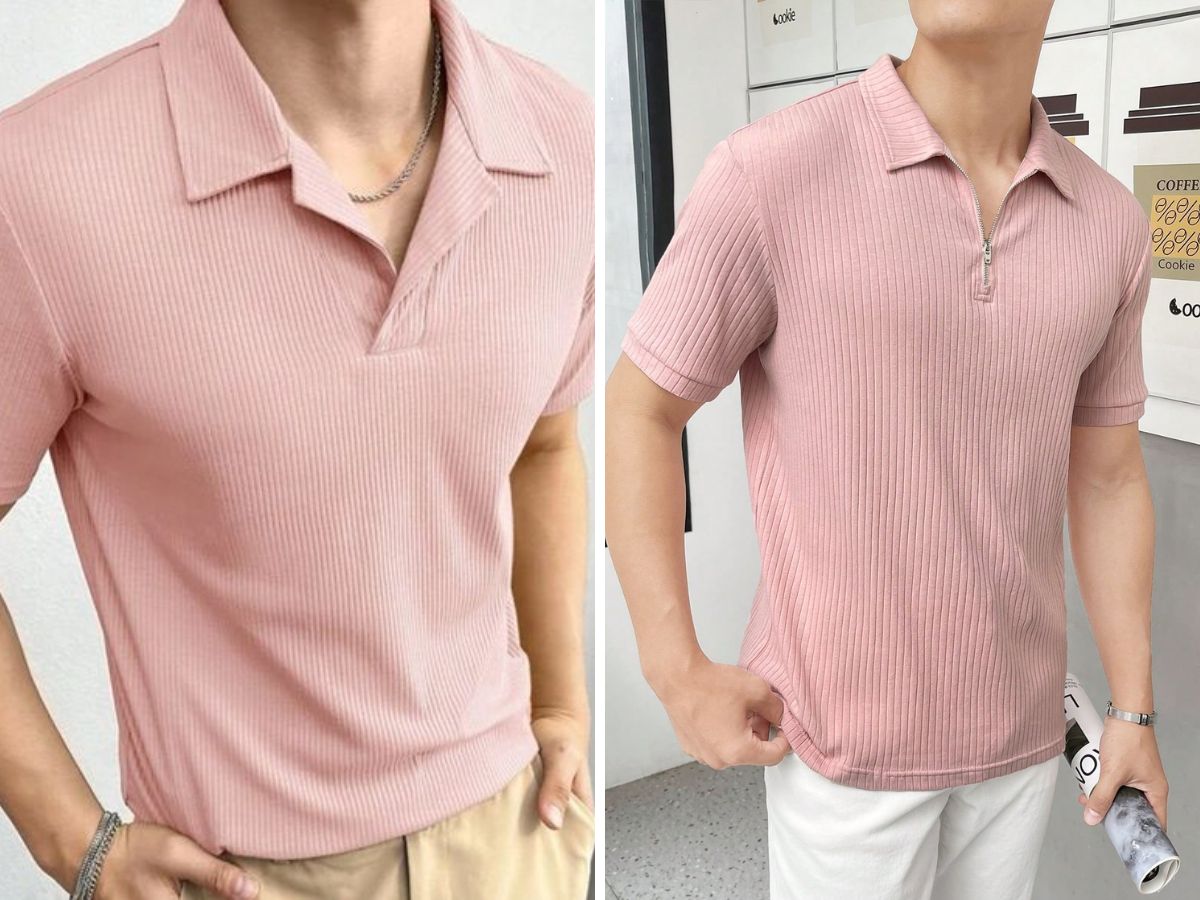 Polo hồng phấn mang đến sự trẻ trung, căng tràn năng lượng