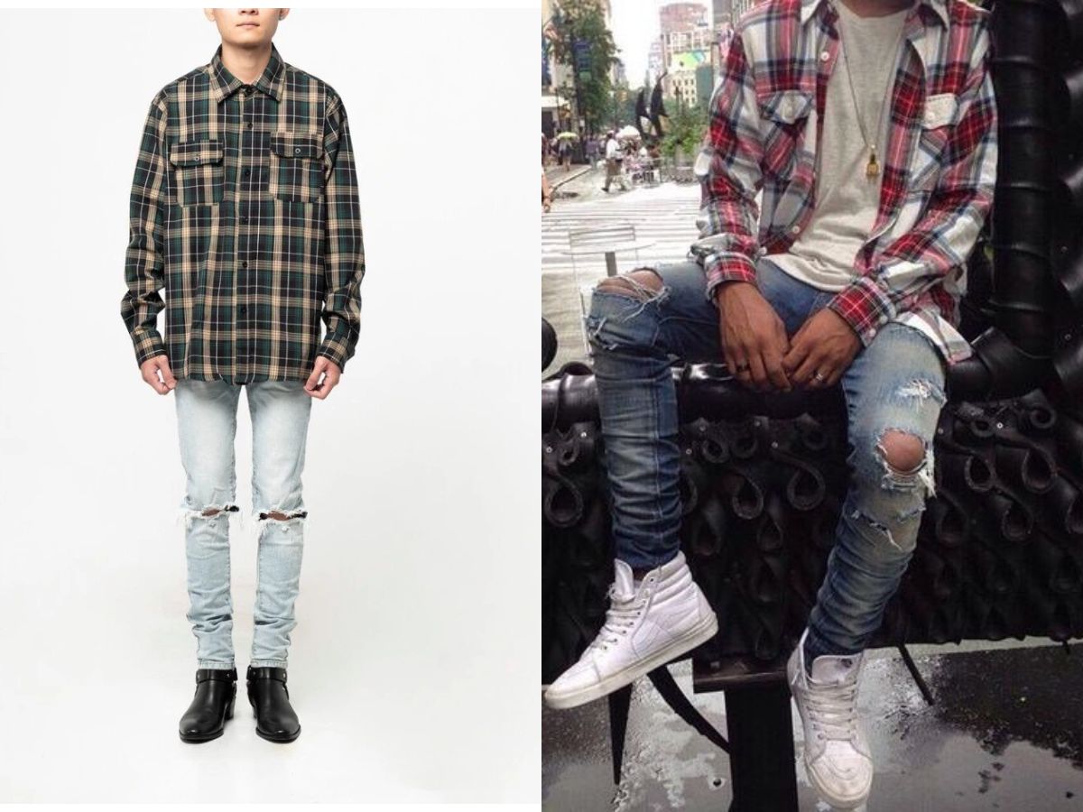 Tổng hợp các mẫu quần Jeans rách nam cực chất cho chàng