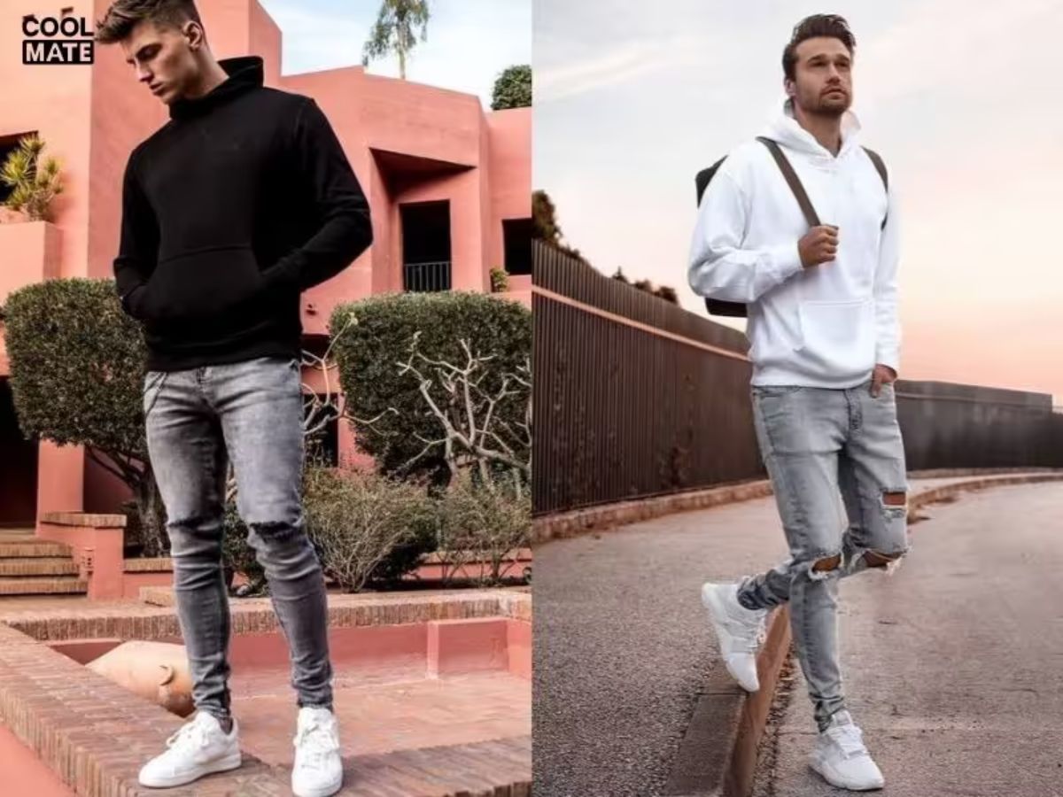 Tổng hợp các mẫu quần Jeans rách nam cực chất cho chàng