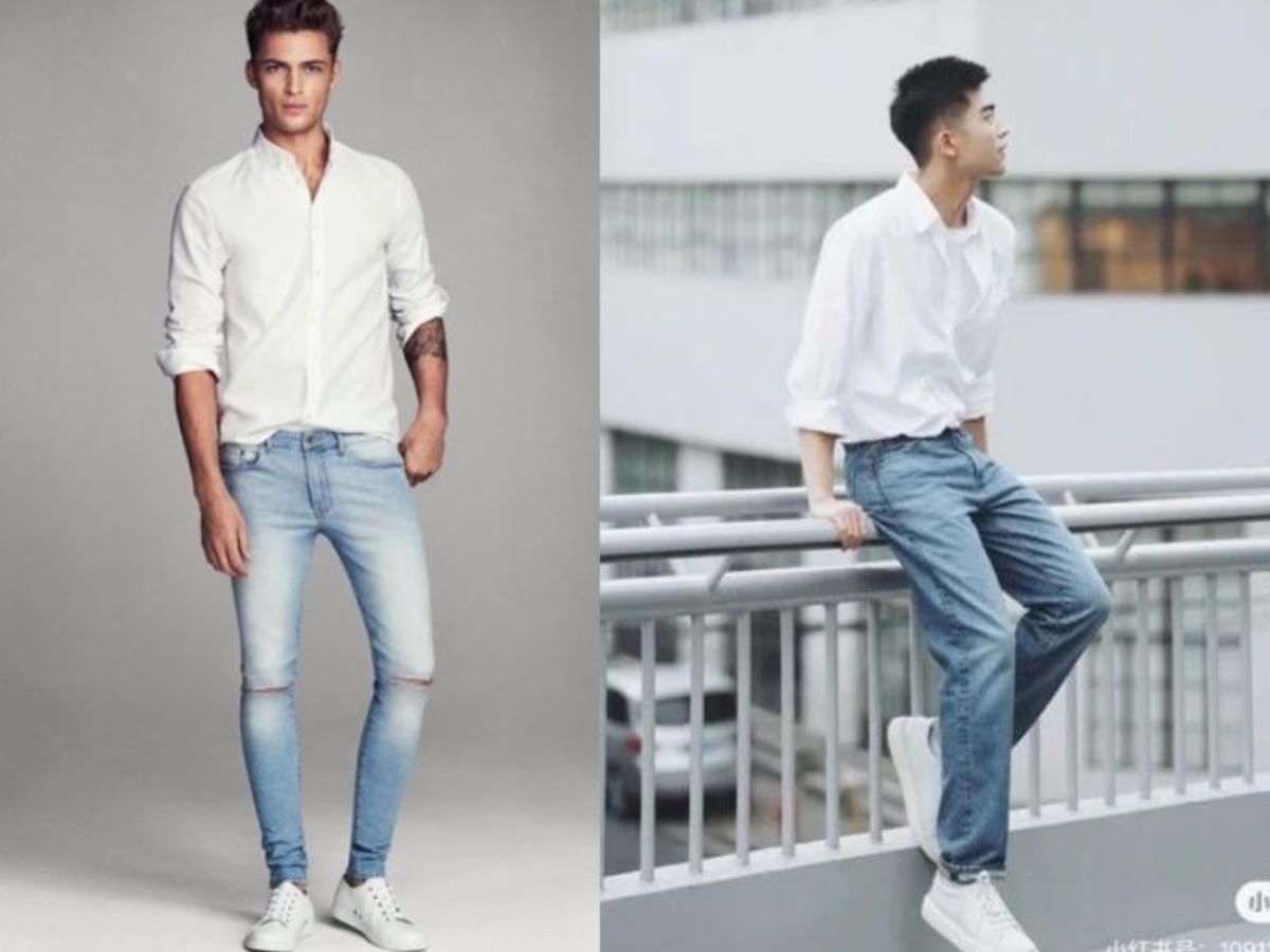 Tổng hợp các mẫu quần Jeans rách nam cực chất cho chàng