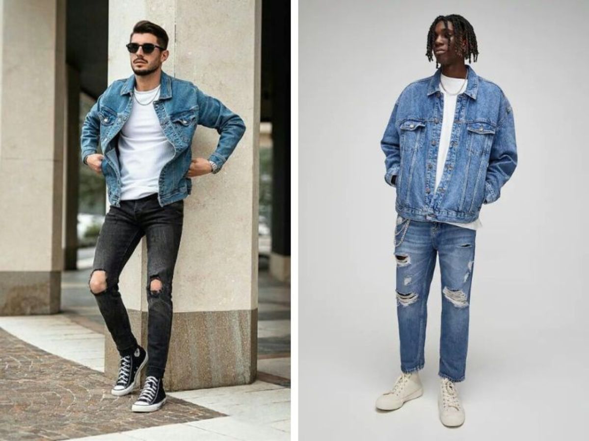 Tổng hợp các mẫu quần Jeans rách nam cực chất cho chàng