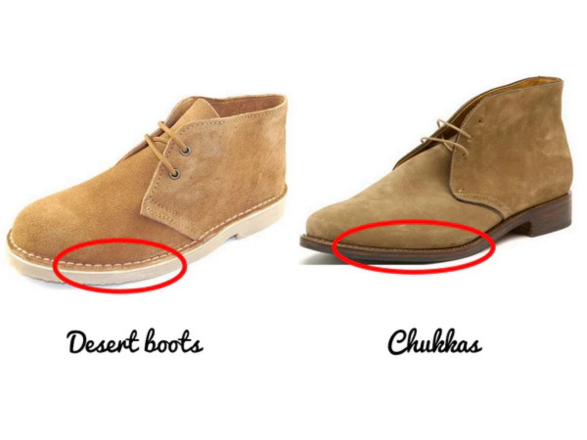 các thông tin về giày Desert boots