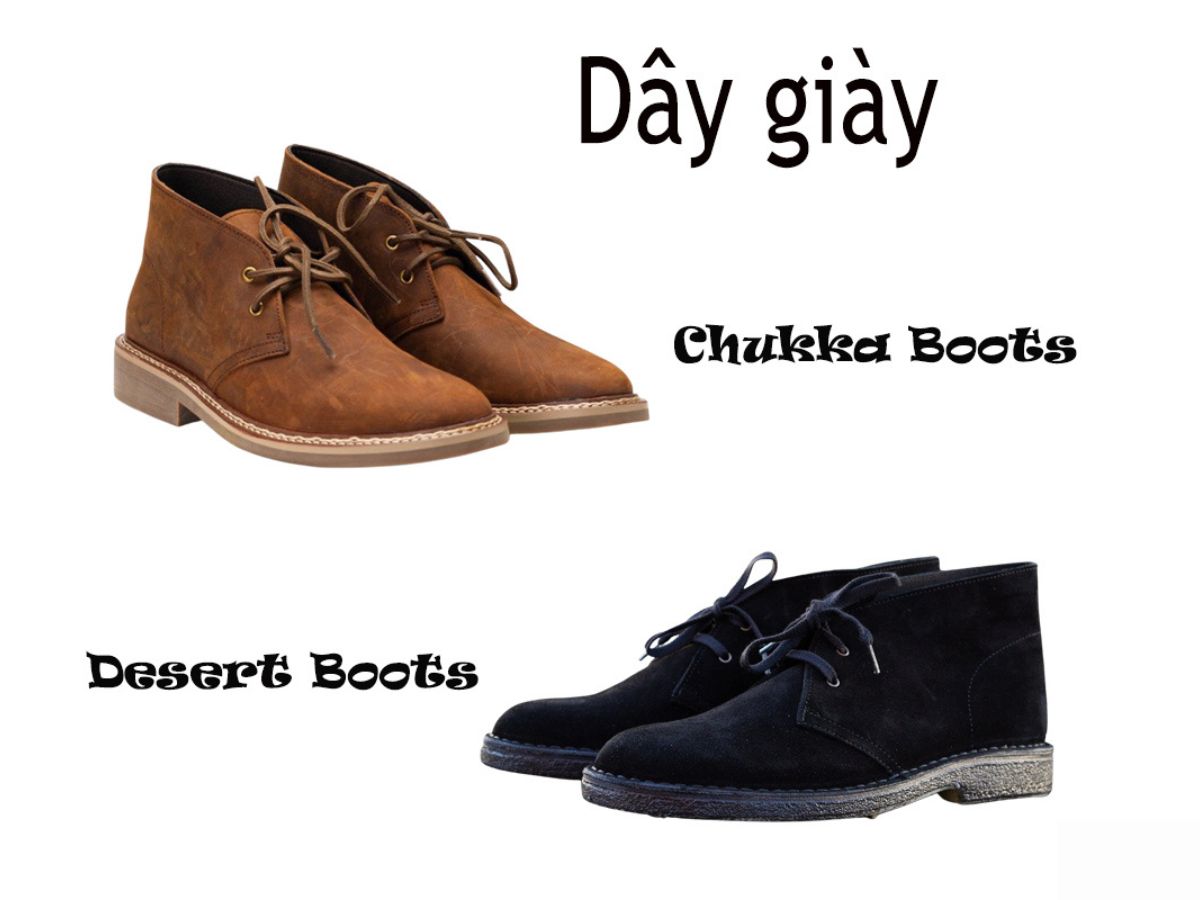 các thông tin về giày Desert boots