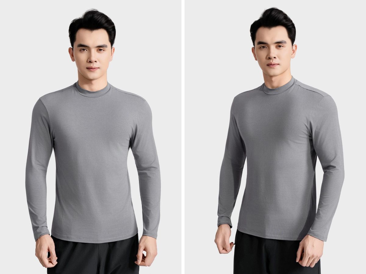 Áo giữ nhiệt Aristino giúp khoe vóc dáng anh em