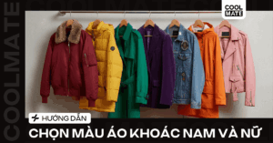 chọn màu áo khoác