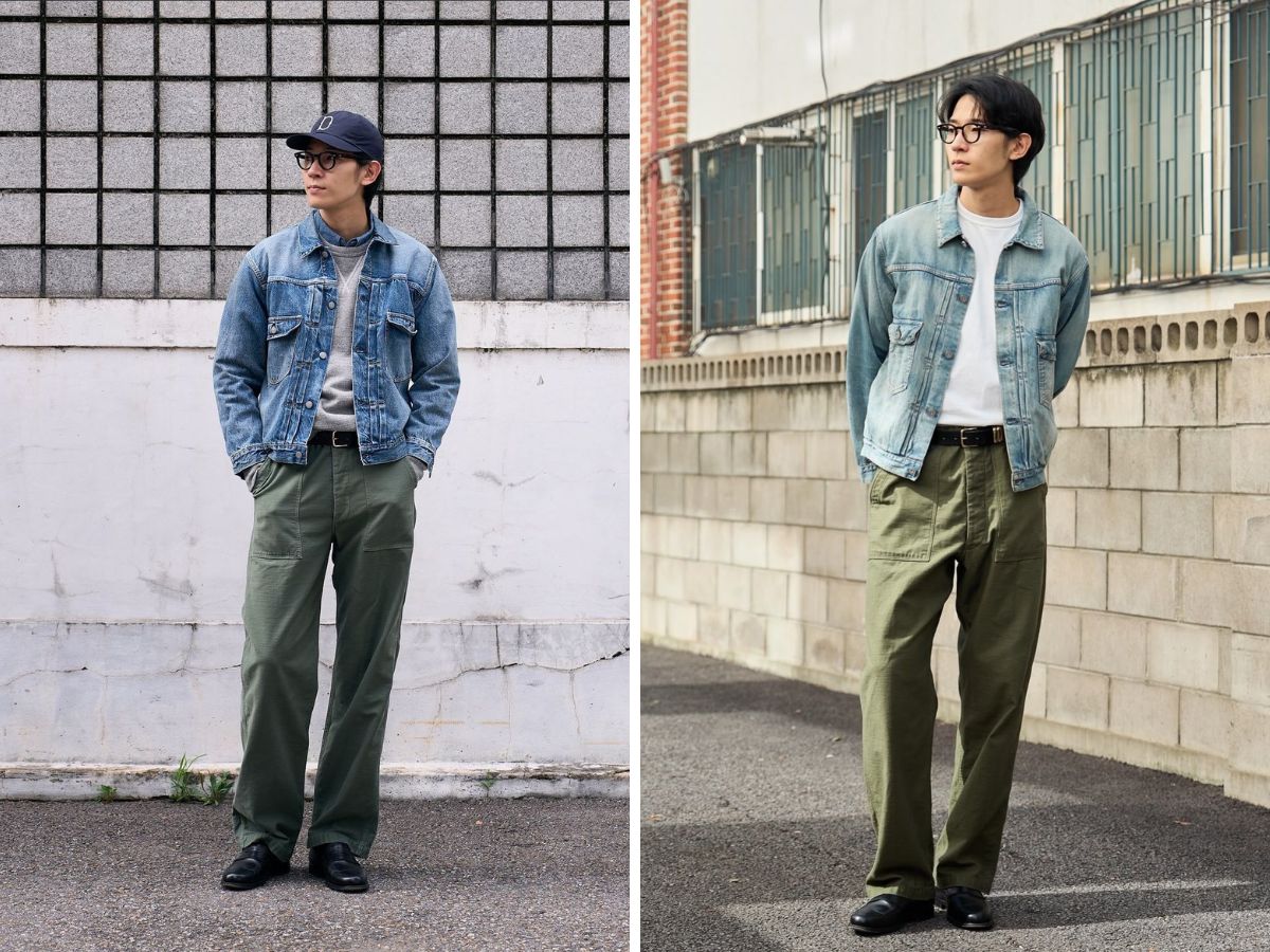 Áo khoác jean còn có thể phối được nhiều kiểu quần khác nhau