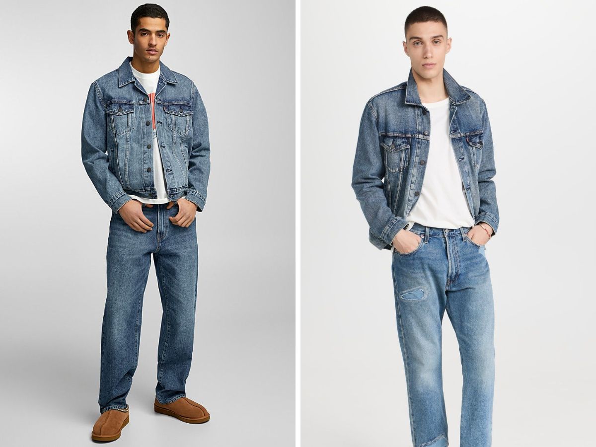 Một trong những kiểu áo khoác jean nam phổ biến