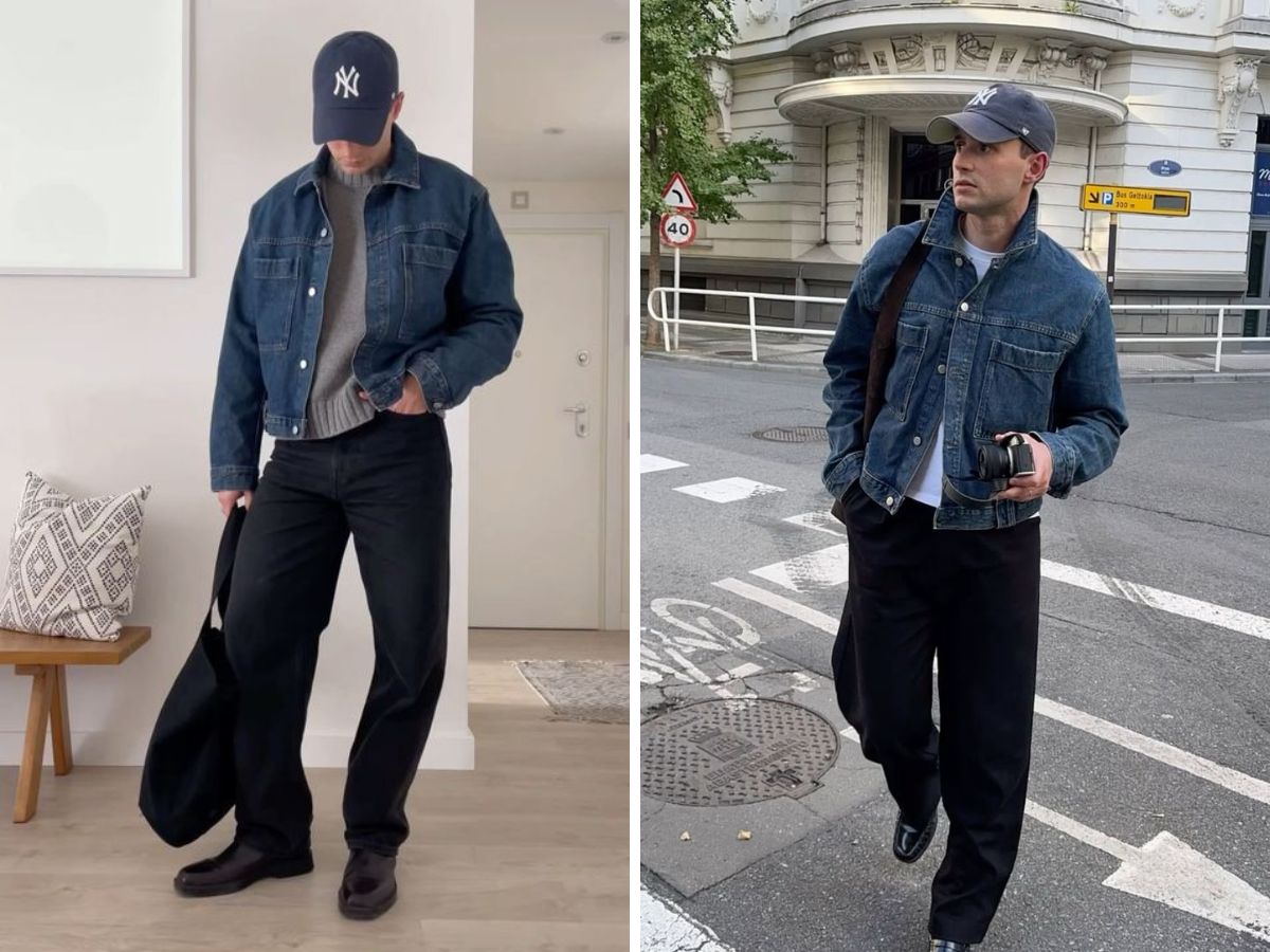 Chọn áo khoác jean theo dáng người giúp anh em thêm phong cách hơn