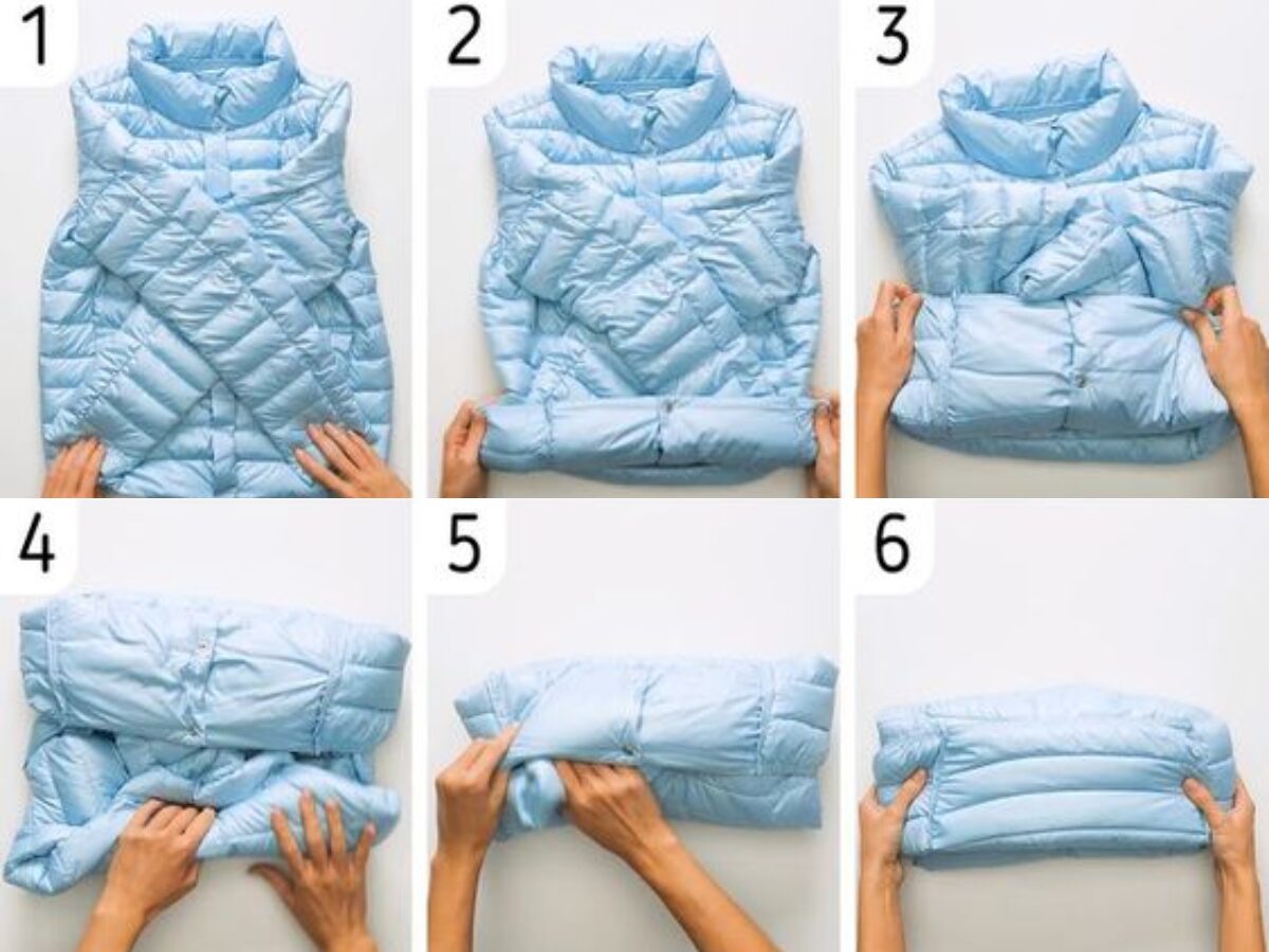 Gấp gọn áo phao