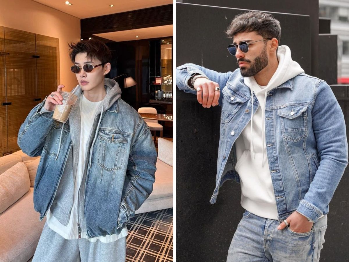 Không nên giặt áo khoác denim thường xuyên