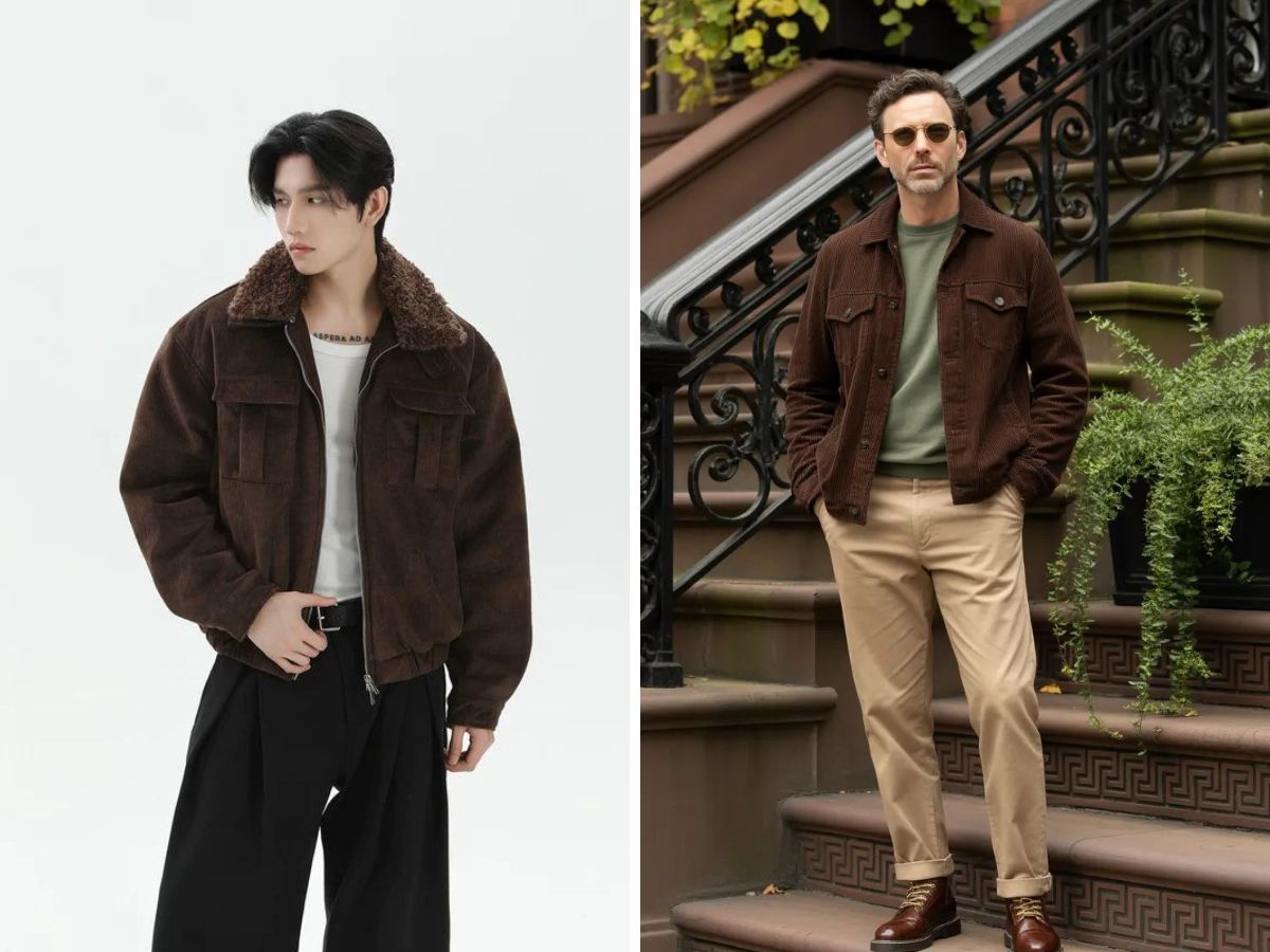 Các mẫu áo khoác da lộn tuyệt đối không được giặt cùng nước