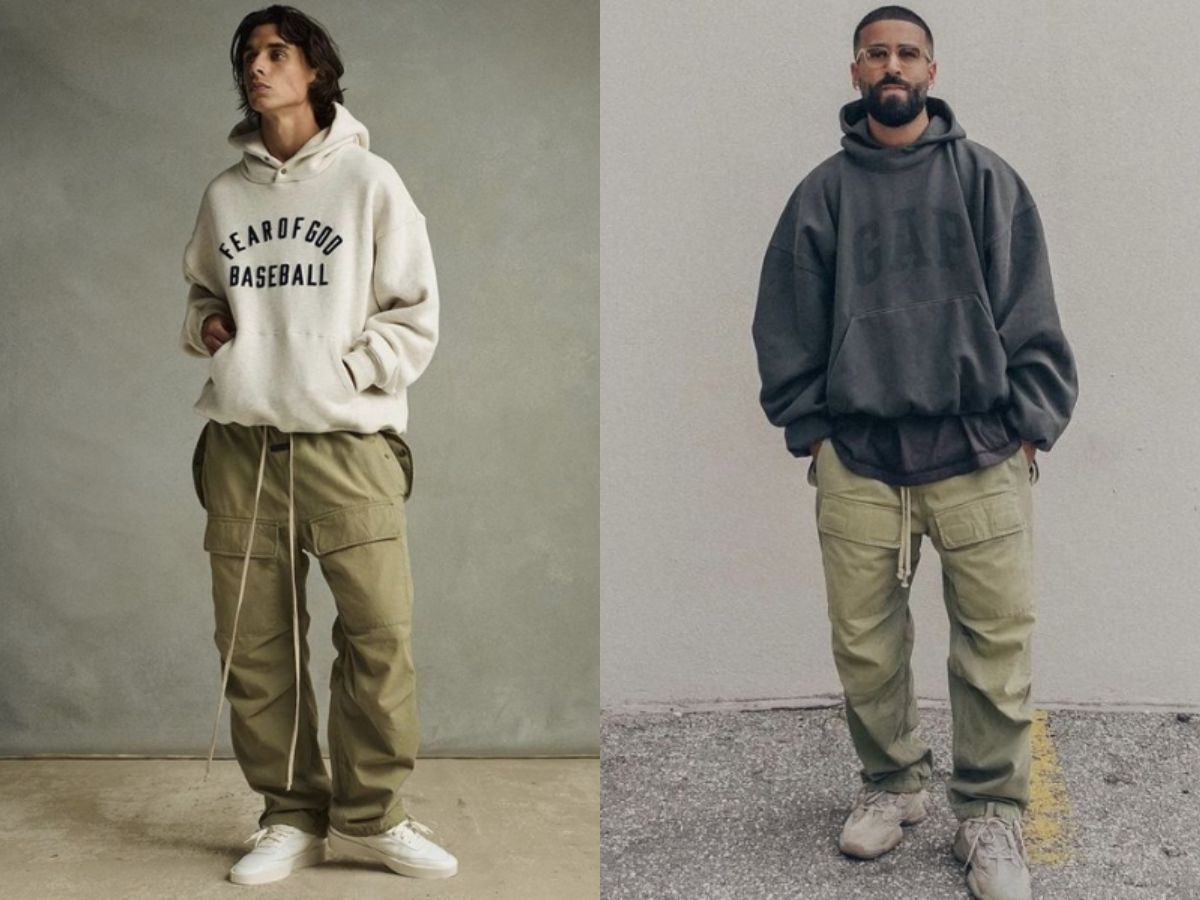 Phối áo Hoodie/Sweater với giày thể thao