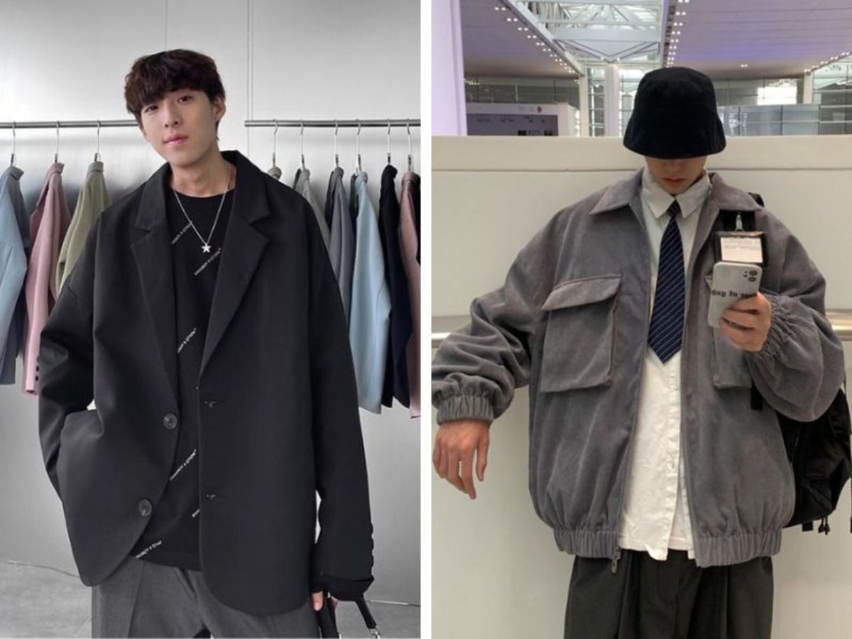 cách mặc áo khoác oversize đẹp, chuẩn gu cho cả nam & nữ