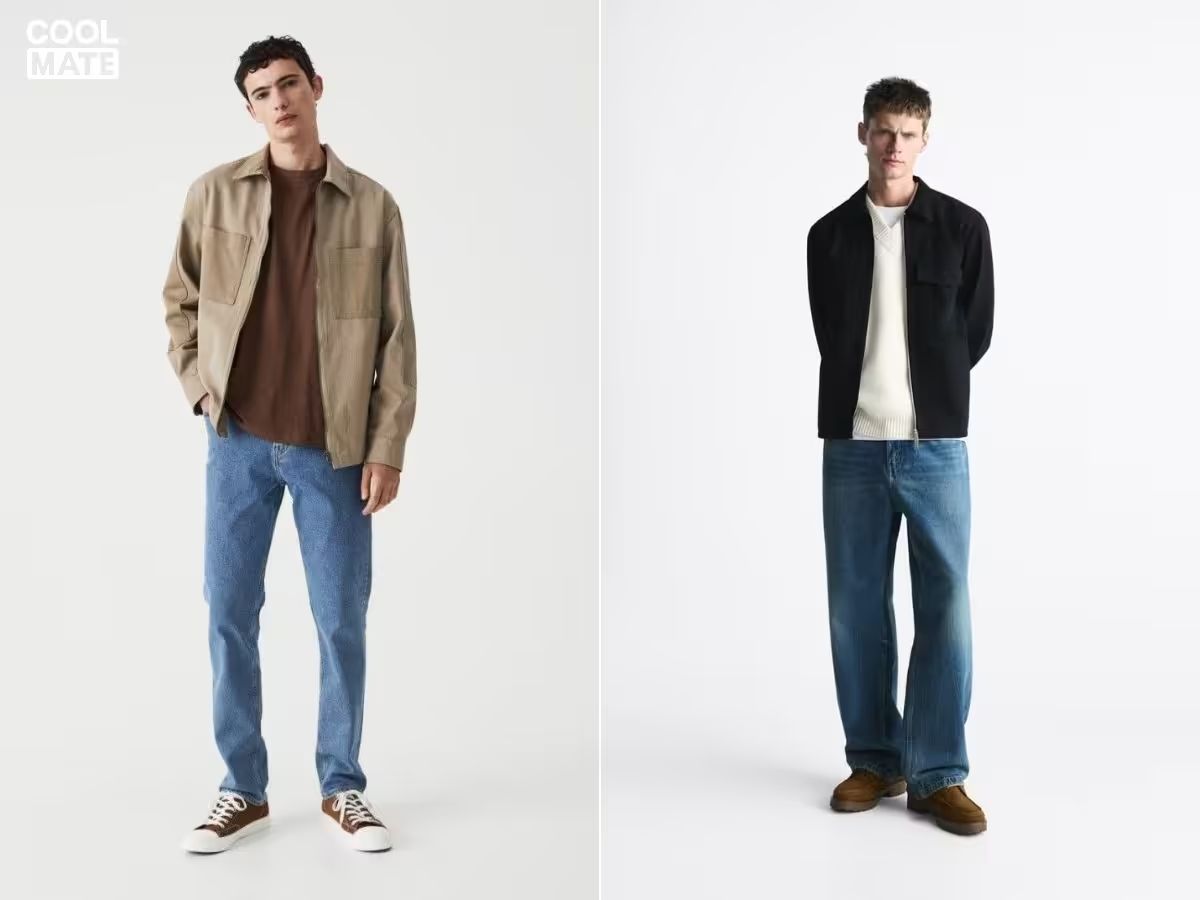 Tìm bảng size áo khoác nam Coolmate chuẩn nhất